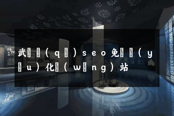 武進區(qū)seo免費優(yōu)化網(wǎng)站