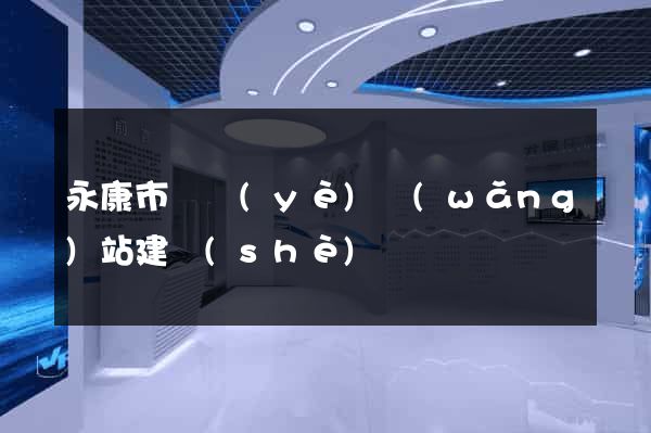 永康市專業(yè)網(wǎng)站建設(shè)