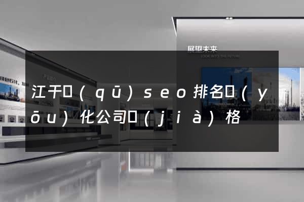 江干區(qū)seo排名優(yōu)化公司價(jià)格