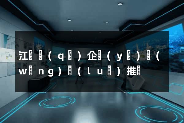 江東區(qū)企業(yè)網(wǎng)絡(luò)推廣