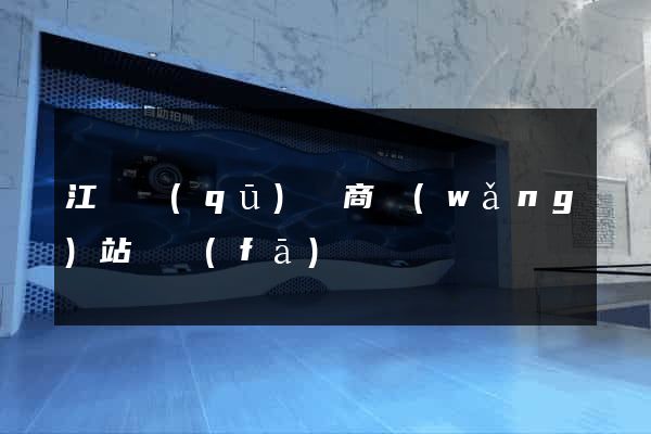 江東區(qū)電商網(wǎng)站開發(fā)