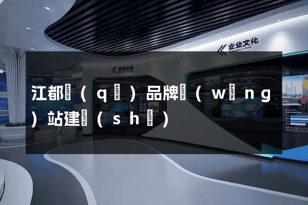 江都區(qū)品牌網(wǎng)站建設(shè)
