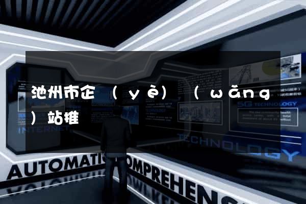 池州市企業(yè)網(wǎng)站推廣