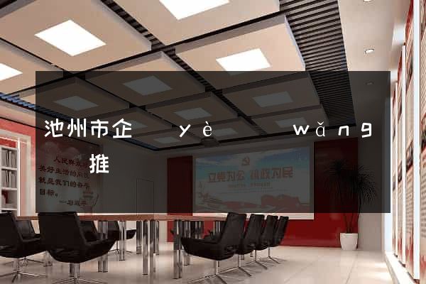 池州市企業(yè)網(wǎng)絡推廣