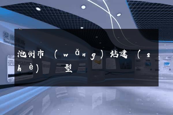 池州市網(wǎng)站建設(shè)營銷型