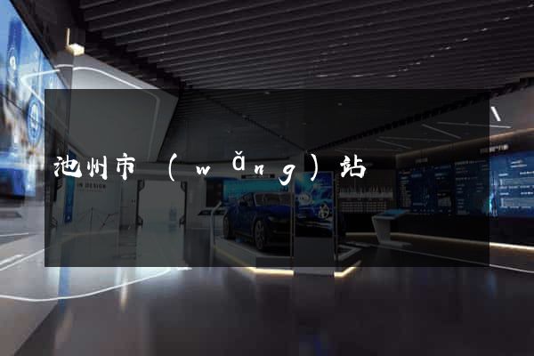 池州市網(wǎng)站營銷