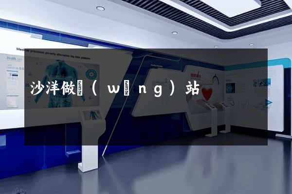 沙洋做網(wǎng)站