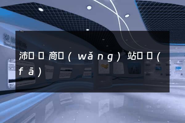 沛縣電商網(wǎng)站開發(fā)