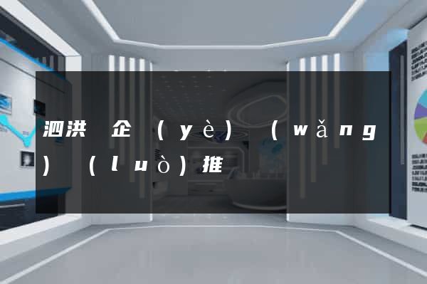 泗洪縣企業(yè)網(wǎng)絡(luò)推廣