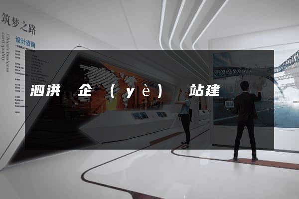 泗洪縣企業(yè)網站建設