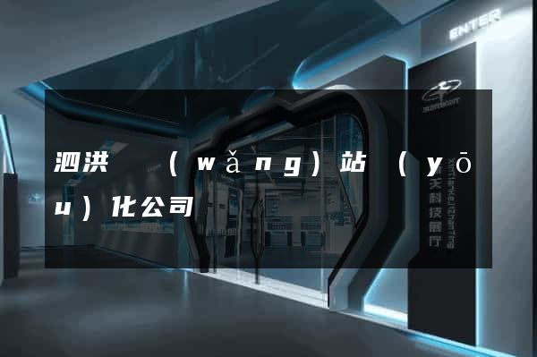 泗洪縣網(wǎng)站優(yōu)化公司