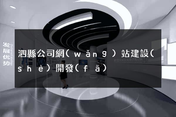 泗縣公司網(wǎng)站建設(shè)開發(fā)