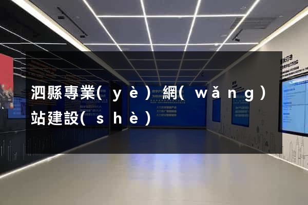 泗縣專業(yè)網(wǎng)站建設(shè)
