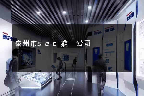 泰州市seo推廣公司
