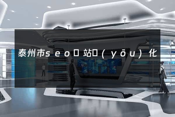 泰州市seo網站優(yōu)化