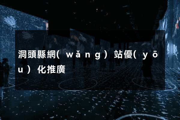 洞頭縣網(wǎng)站優(yōu)化推廣