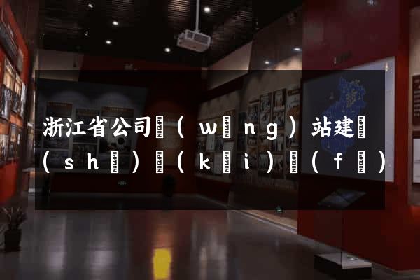 浙江省公司網(wǎng)站建設(shè)開(kāi)發(fā)