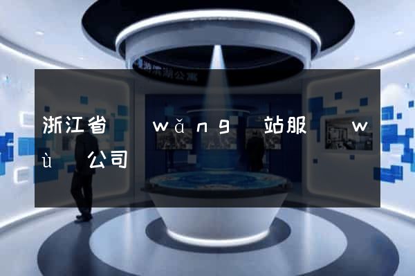 浙江省網(wǎng)站服務(wù)公司