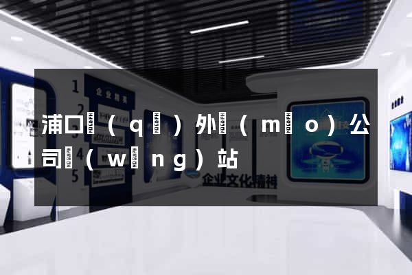 浦口區(qū)外貿(mào)公司網(wǎng)站