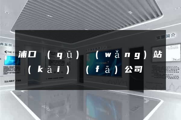 浦口區(qū)網(wǎng)站開(kāi)發(fā)公司