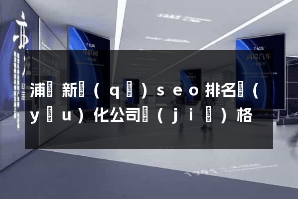 浦東新區(qū)seo排名優(yōu)化公司價(jià)格