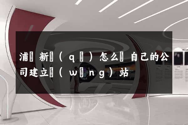 浦東新區(qū)怎么給自己的公司建立網(wǎng)站
