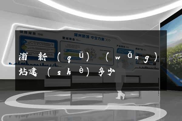 浦東新區(qū)網(wǎng)站建設(shè)多少錢