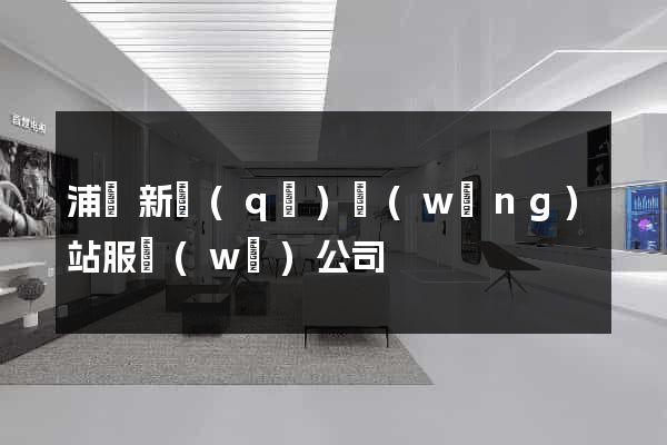 浦東新區(qū)網(wǎng)站服務(wù)公司
