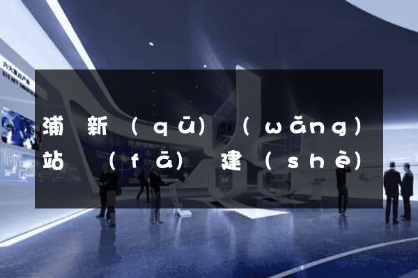 浦東新區(qū)網(wǎng)站開發(fā)與建設(shè)