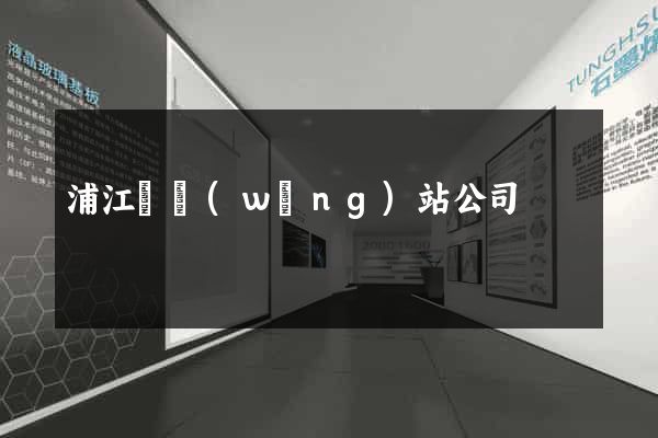 浦江縣網(wǎng)站公司