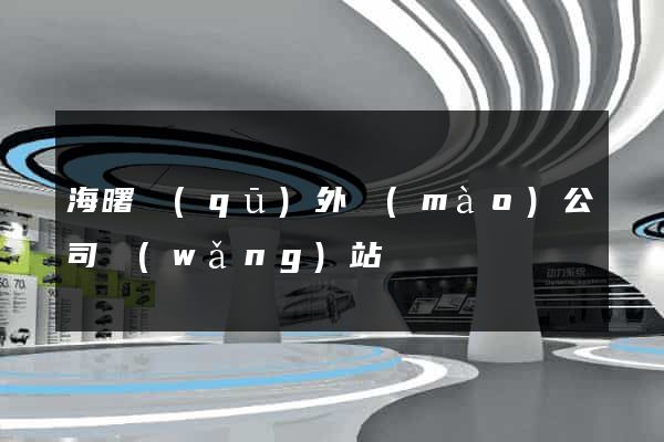 海曙區(qū)外貿(mào)公司網(wǎng)站