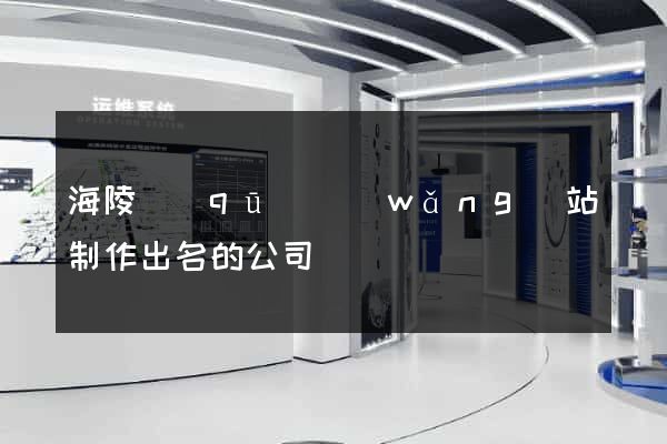 海陵區(qū)網(wǎng)站制作出名的公司