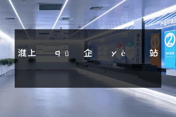 淮上區(qū)企業(yè)網站設計