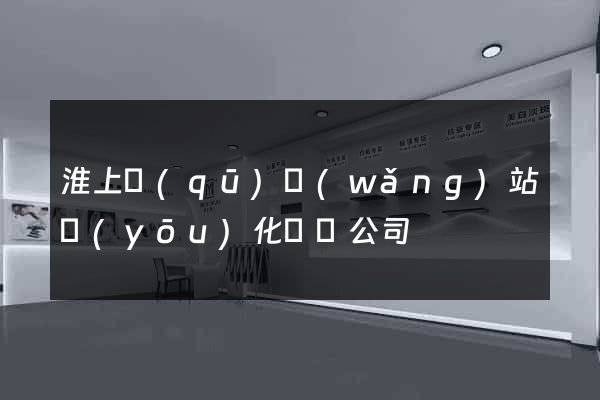淮上區(qū)網(wǎng)站優(yōu)化設計公司