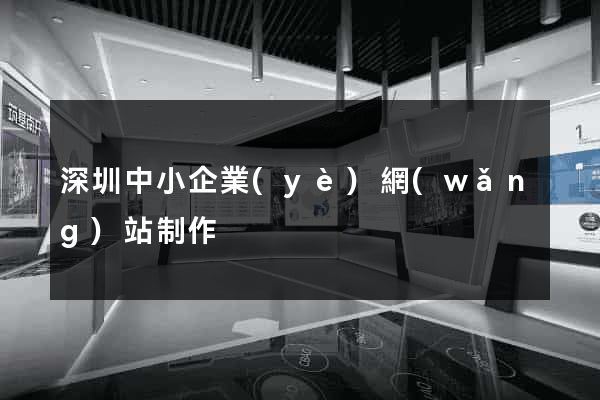 深圳中小企業(yè)網(wǎng)站制作