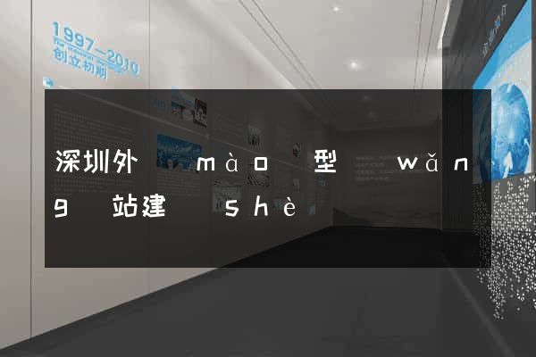深圳外貿(mào)型網(wǎng)站建設(shè)