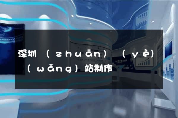 深圳專(zhuān)業(yè)網(wǎng)站制作