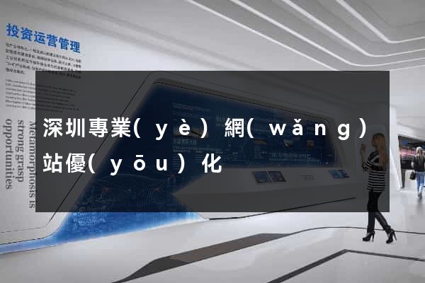 深圳專業(yè)網(wǎng)站優(yōu)化