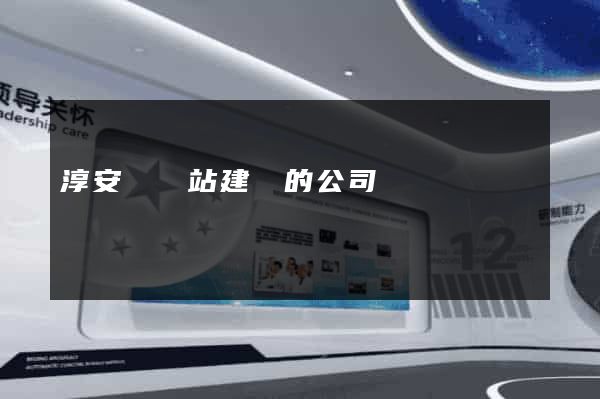 淳安縣網站建設的公司