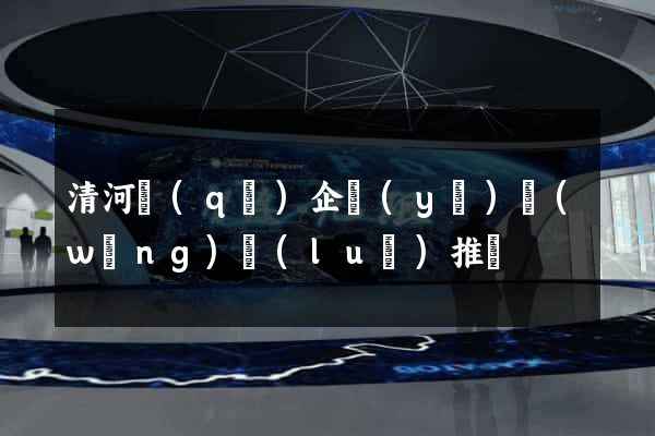 清河區(qū)企業(yè)網(wǎng)絡(luò)推廣