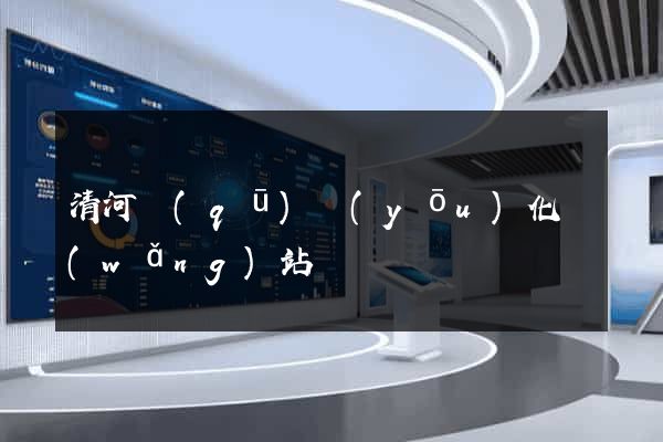 清河區(qū)優(yōu)化網(wǎng)站