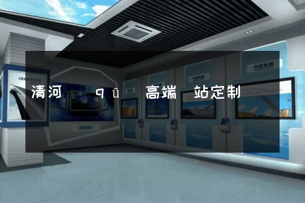 清河區(qū)高端網站定制