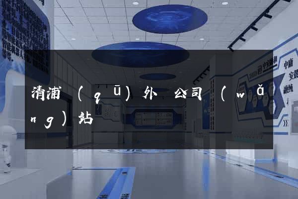 清浦區(qū)外貿公司網(wǎng)站