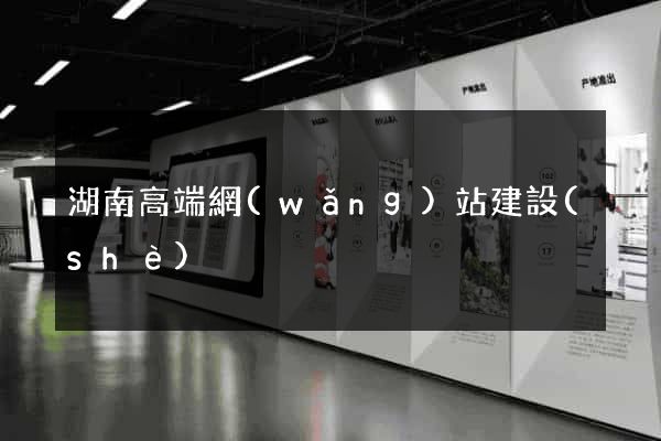 湖南高端網(wǎng)站建設(shè)