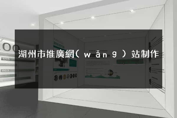 湖州市推廣網(wǎng)站制作