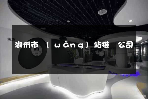 湖州市網(wǎng)站推廣公司