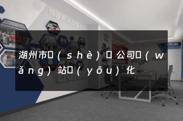 湖州市設(shè)計公司網(wǎng)站優(yōu)化