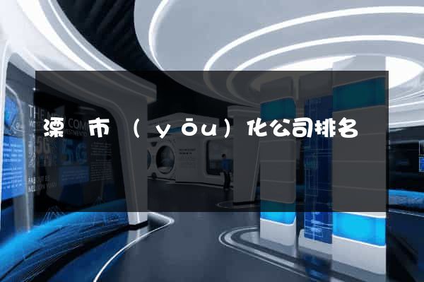 溧陽市優(yōu)化公司排名