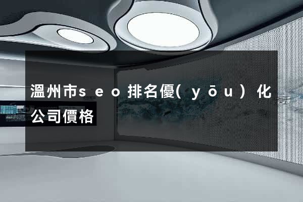 溫州市seo排名優(yōu)化公司價格