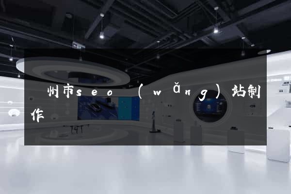 溫州市seo網(wǎng)站制作